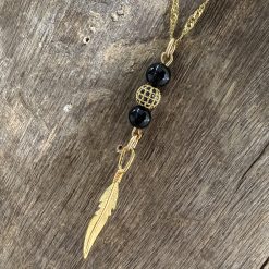 שרשרת נוצה לגבר - ארז תכשיטים