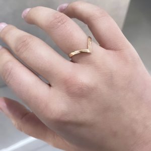 טבעת זהב לאישה- חץ