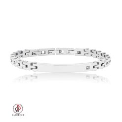 BALDUCCI - צמיד לגבר - SILVER + DIAMOND